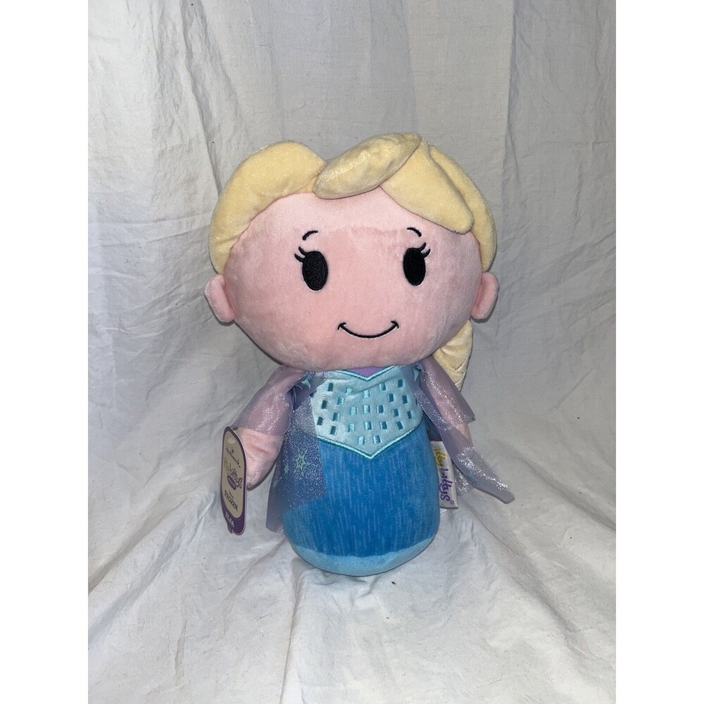 ELSA FROZEN PLUSH LARGE  11” NWT LTD ED -DISNEY HALLMARK ITTY BITTYS NEW *MINT*